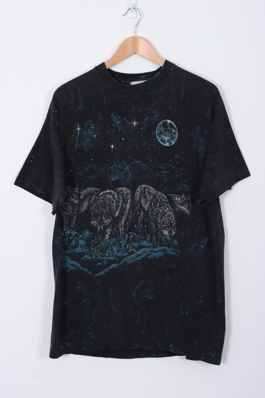 1990s Single Stitch Wolfpack Animal USA Made Tee (M-L)