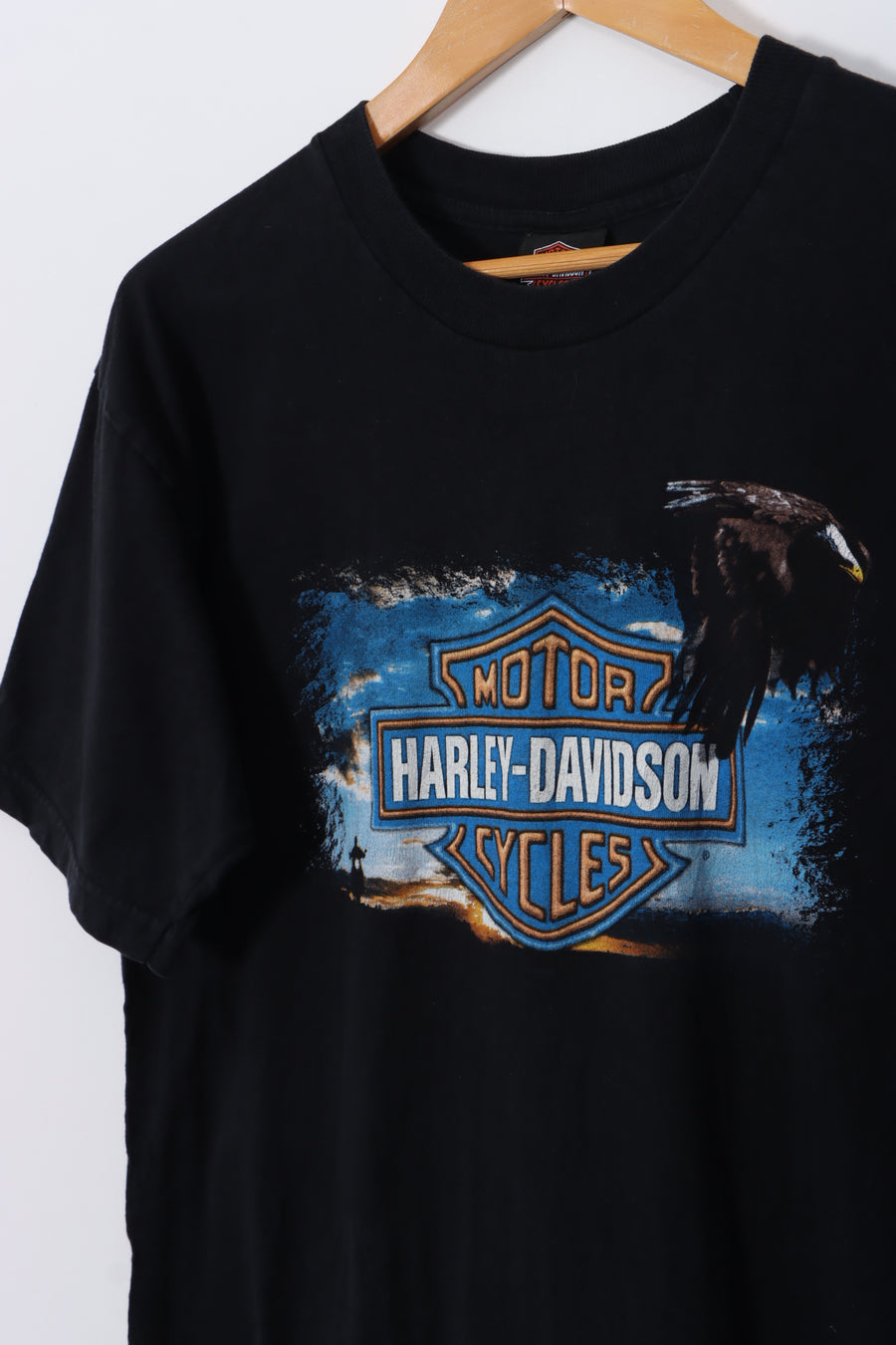 HARLEY DAVIDSON 2002 Viking Cycles Ship Graphic Lubeck Germany Tee (M-L)