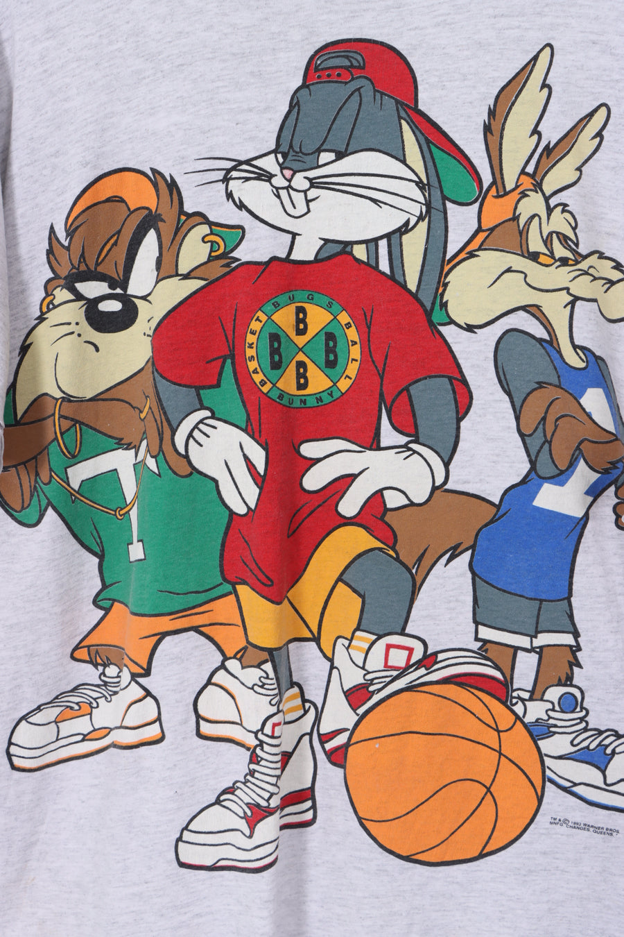 1993 Single Stitch Looney Tunes Bugs Bunny Basketball Team Tee (L)