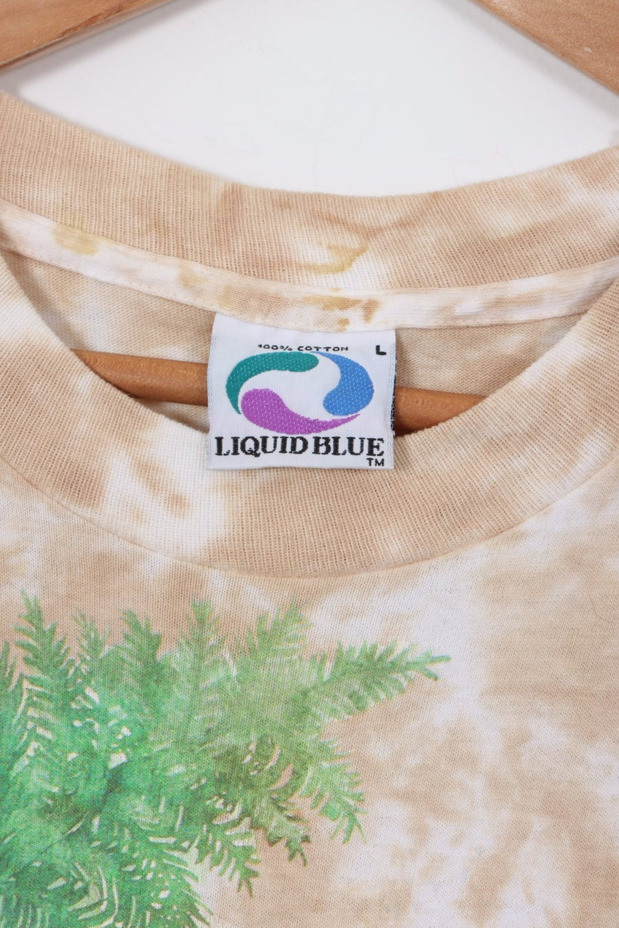 1991 LIQUID BLUE 'Rainforest Reserve Paradise' USA Made Animal Tee (M-L)