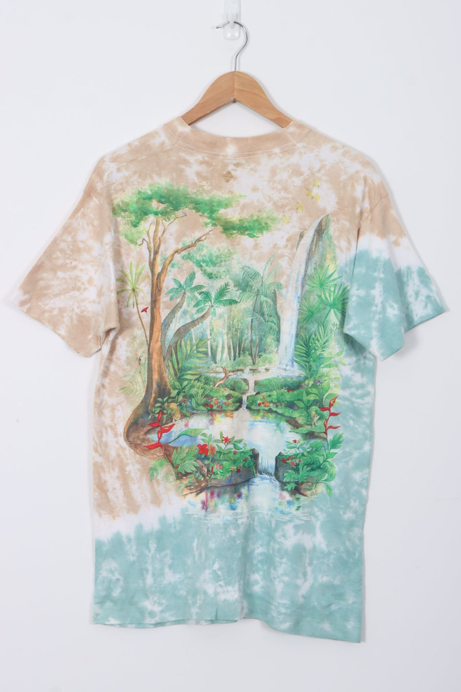 1991 LIQUID BLUE 'Rainforest Reserve Paradise' USA Made Animal Tee (M-L)