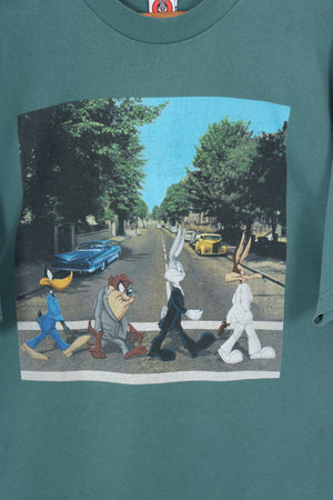 1997 Vintage THE BEATLES x LOONEY TUNES Abbey Road Tee