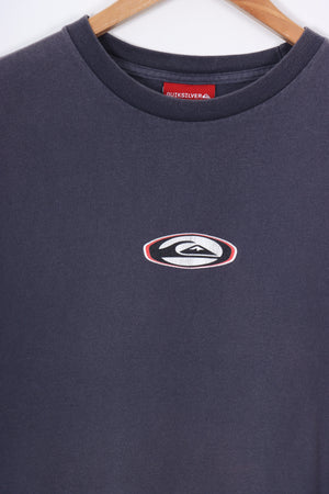 QUIKSILVER Centre Logo Surf Front & Back Tee (L)