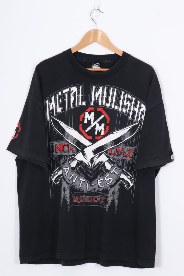 METAL MILISHA Nick Diaz UFC Wrestling Tee (XXL)