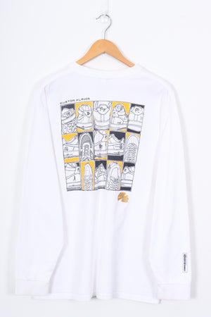 NIKE AIR Embroidered 3D Print 'Custom Flavor' Long Sleeve Tee (L)