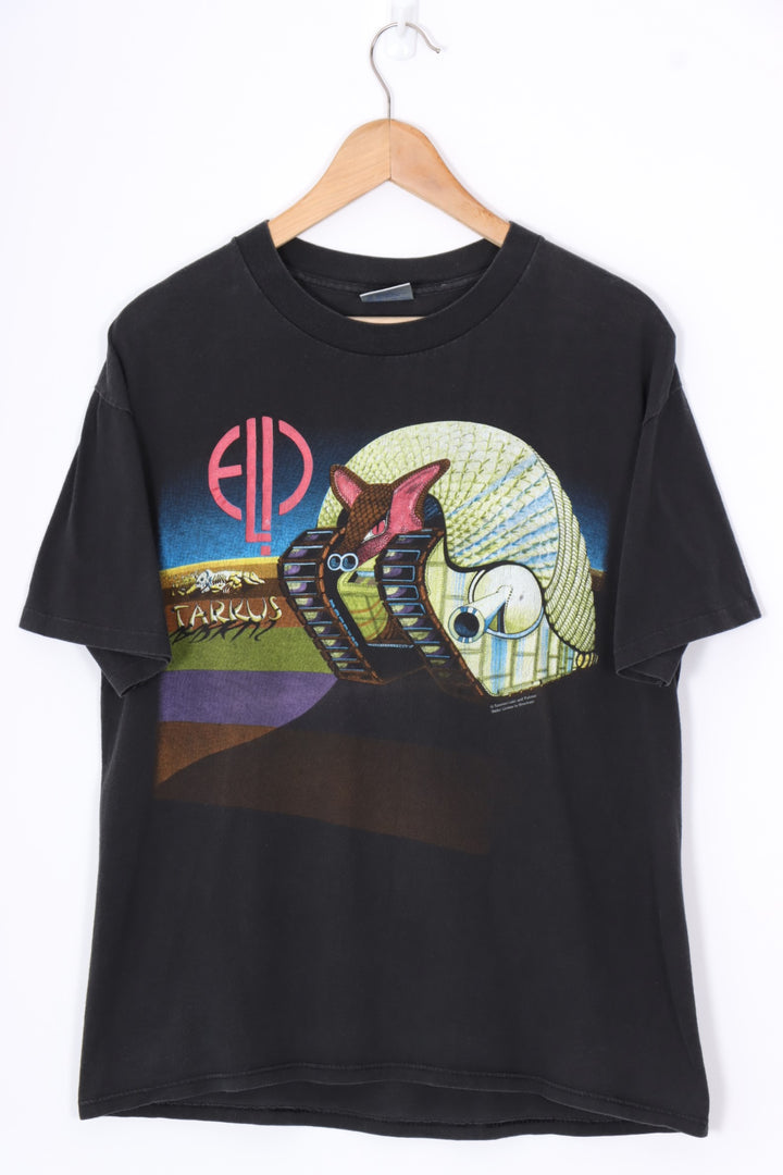 EMERSON LAKE & PARKER Tarkus Armadillo Album Art USA Made Tee (M)