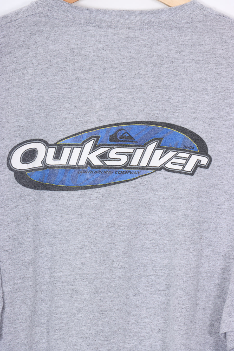 QUIKSILVER Boarding Company Blue & Grey Surf Tee (XXL)