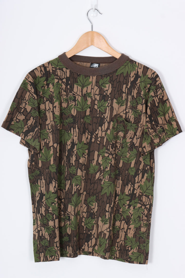 ACE Camo Hunting Nature All Over USA Made T-Shirt (M-L)