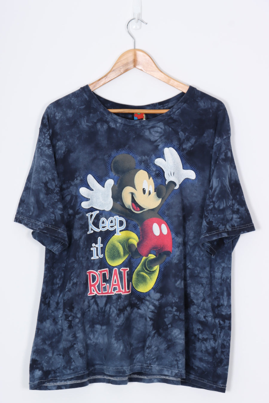 DISNEY Mickey Mouse Tie-Dye 'Keep it Real' T-Shirt (XXL)