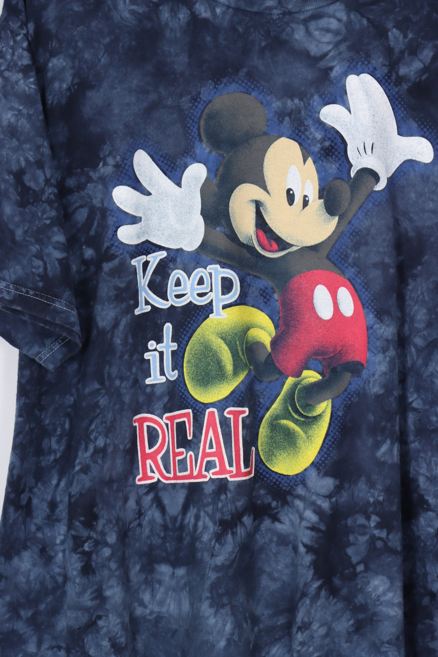 DISNEY Mickey Mouse Tie-Dye 'Keep it Real' T-Shirt (XXL)