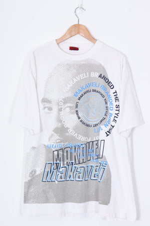 Makaveli Branded Tupac Portrait Graphic Tee (XL)