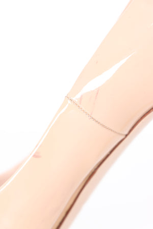 MIU MIU Nude Beige Patent Leather Heels (35.5)