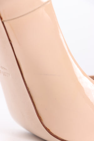 MIU MIU Nude Beige Patent Leather Heels (35.5)