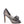 VALENTINO Black 'Lace Couture Bow' Peep Toe Heels (38.5)