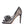 VALENTINO Black 'Lace Couture Bow' Peep Toe Heels (38.5)