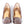 DOLCE & GABBANA 'Whipstitch' Brown Leather Heels (37)