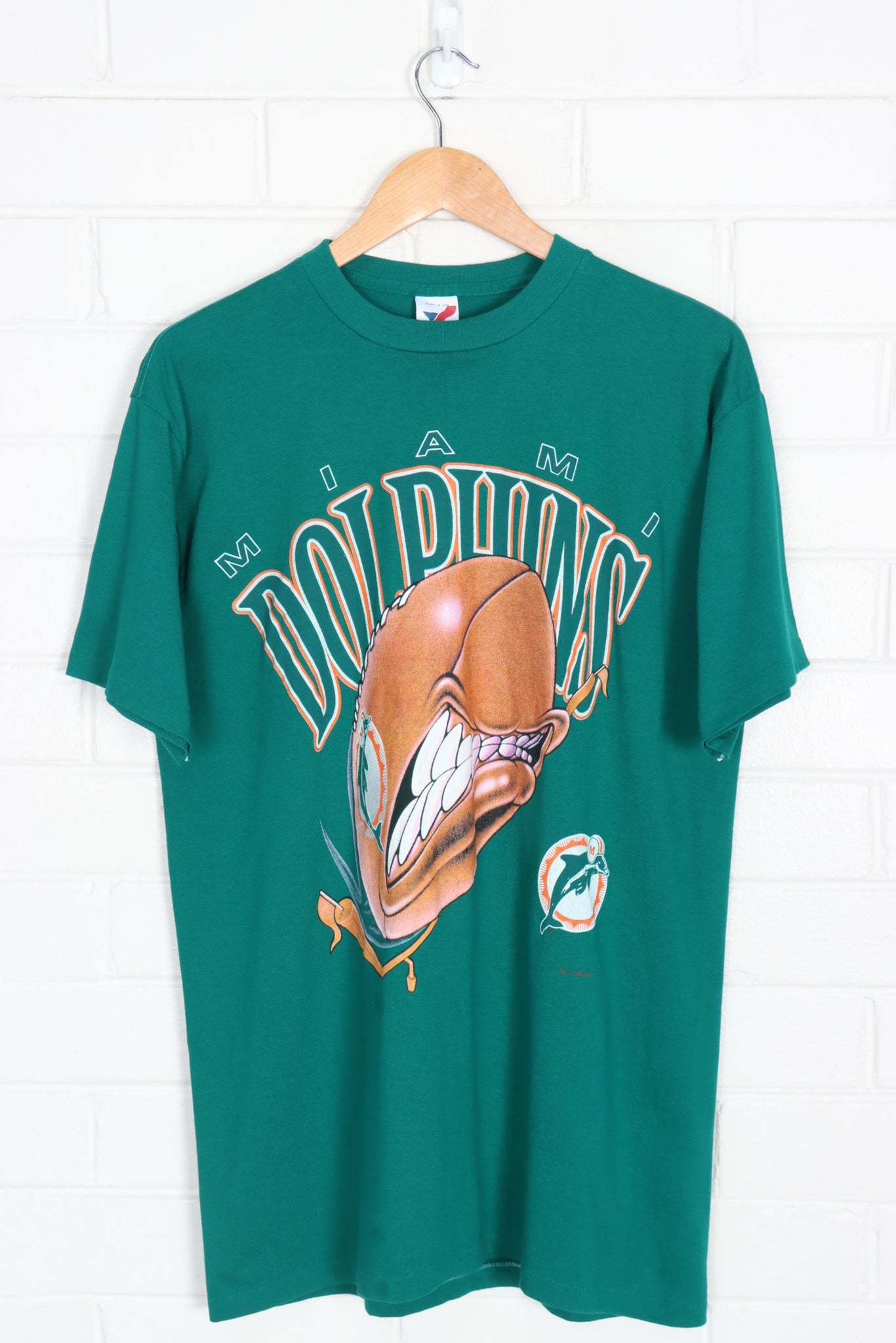 1994 Miami Dolphins Vintage Nutmeg Vintage Football T-Shirt