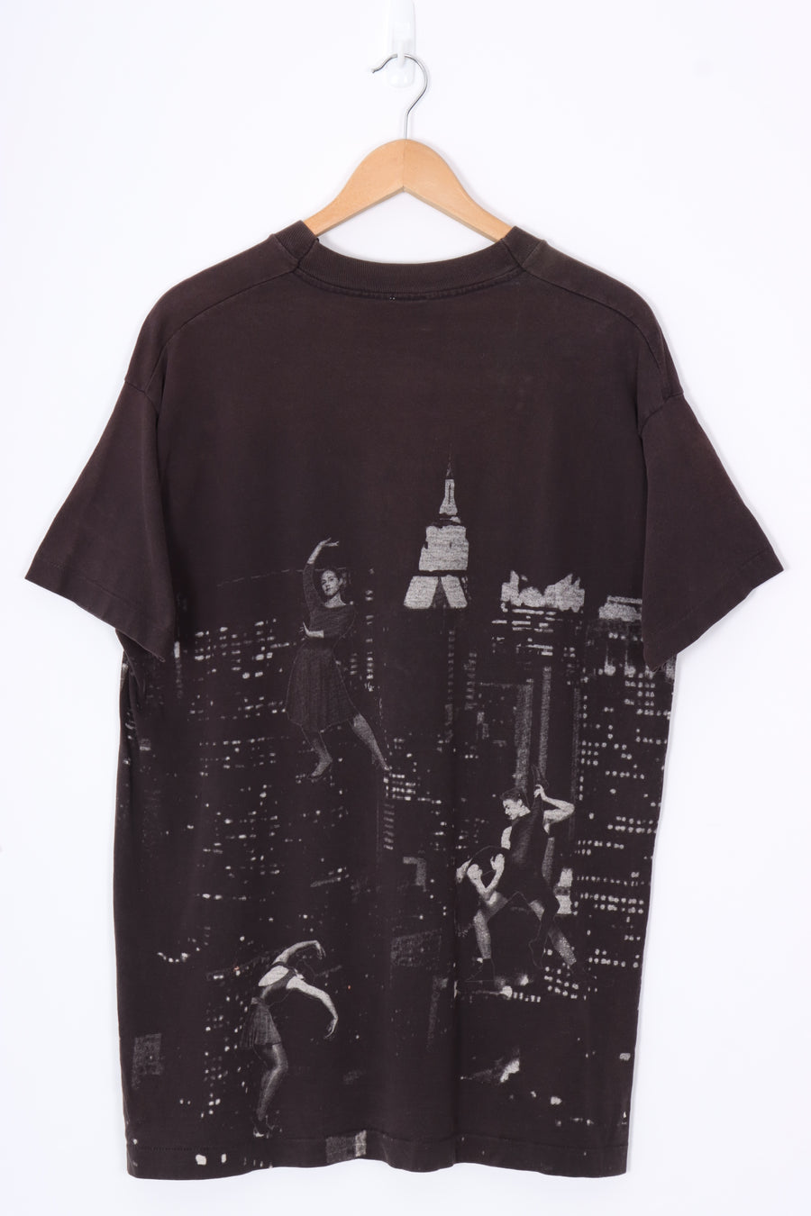 Capezio Dancing Broadway Theatre Sepia All Over Graphic Tee (XL)