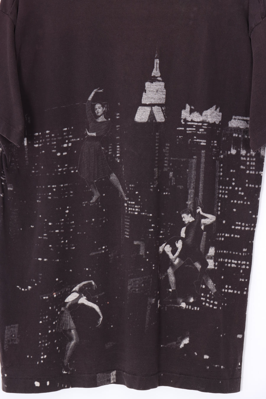 Capezio Dancing Broadway Theatre Sepia All Over Graphic Tee (XL)