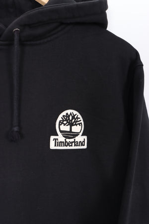 SUPREME x TIMBERLAND Leather Applique Logo Back Hoodie (L)