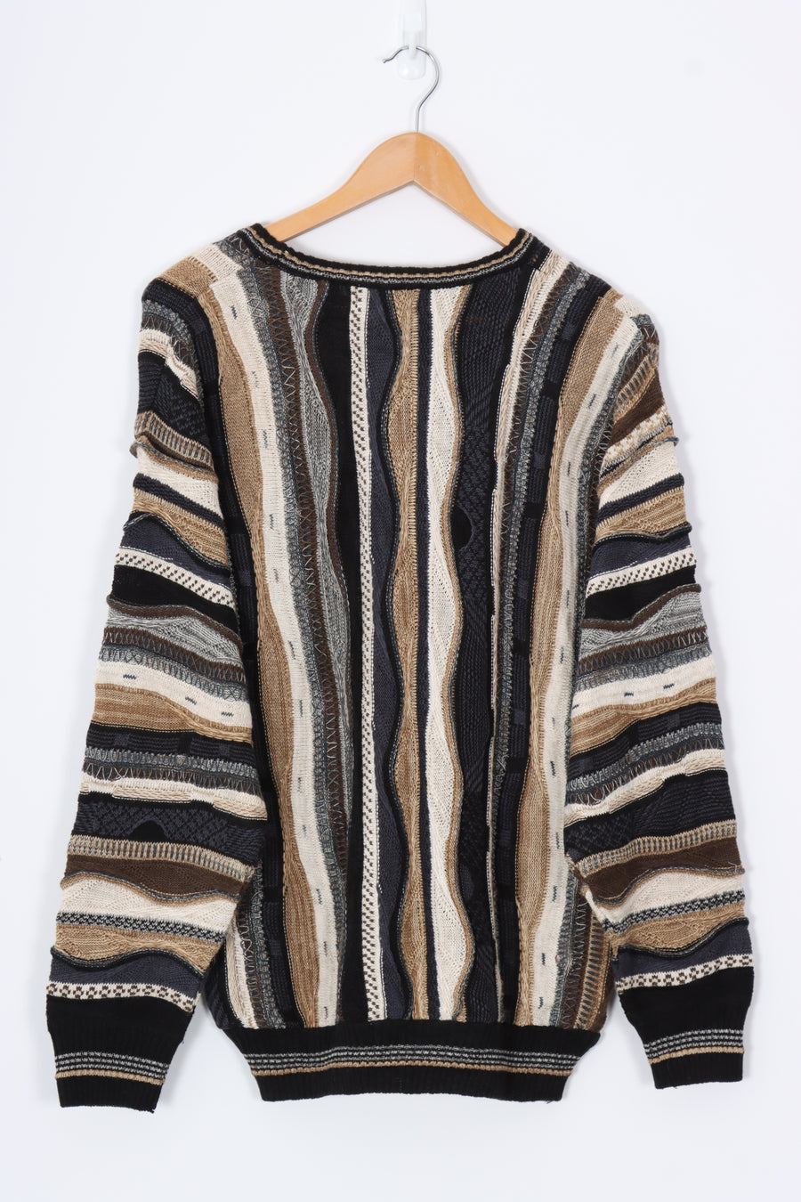 THE ITALIAN SWEATER CO Coogi Style Brow 3D Coogi Style Knit (S-M)