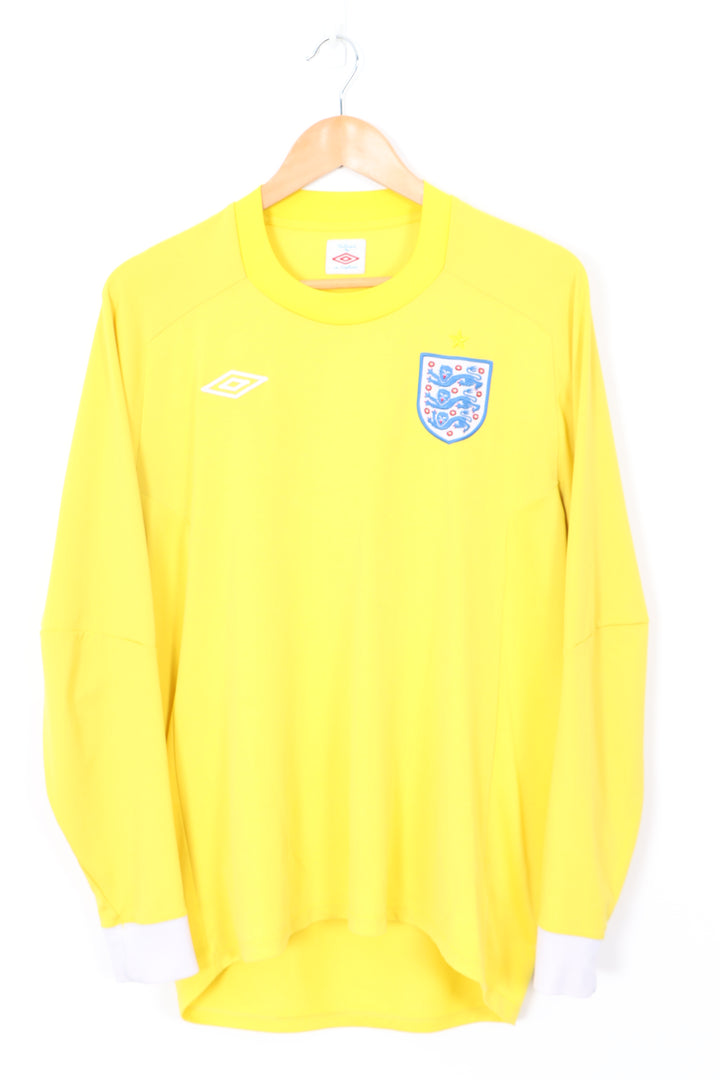 UMBRO England Soccer Goalkeeper Long Sleeve Away Football Jersey (L)