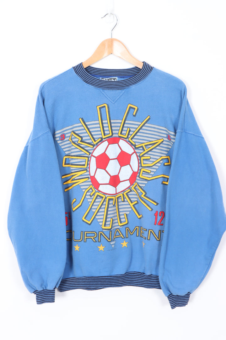 World Class Soccer Tournament 5:12 Graphic Print Sweatshirt (L)