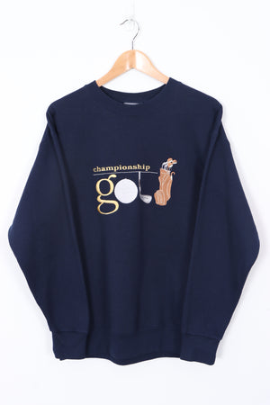 Golf Championship Embroidered USA Made 50/50 Sweatshirt (L)