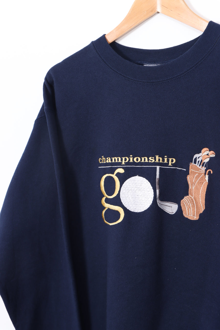 Golf Championship Embroidered USA Made 50/50 Sweatshirt (L)