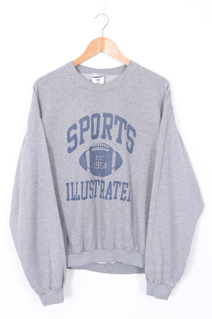 Sports Illustrated American Football Design Graphic Print Sweatshirt (XL)