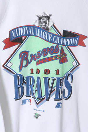 1991 Braves National League Champions MBL USA Made Sweatshirt (L)