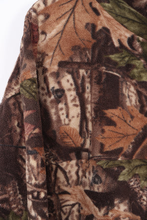 LODGE OUTFITTERS Camouflage Print Full Zip Fleece (XXL)