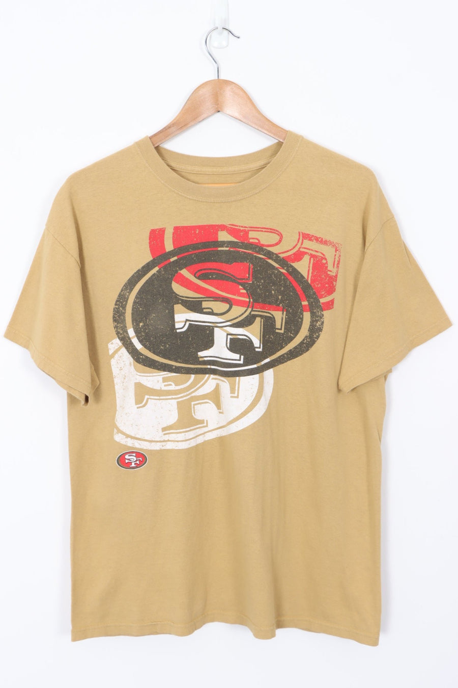 San Francisco 49ers NFL Team Apparel Large Front Graphic Tee (L)