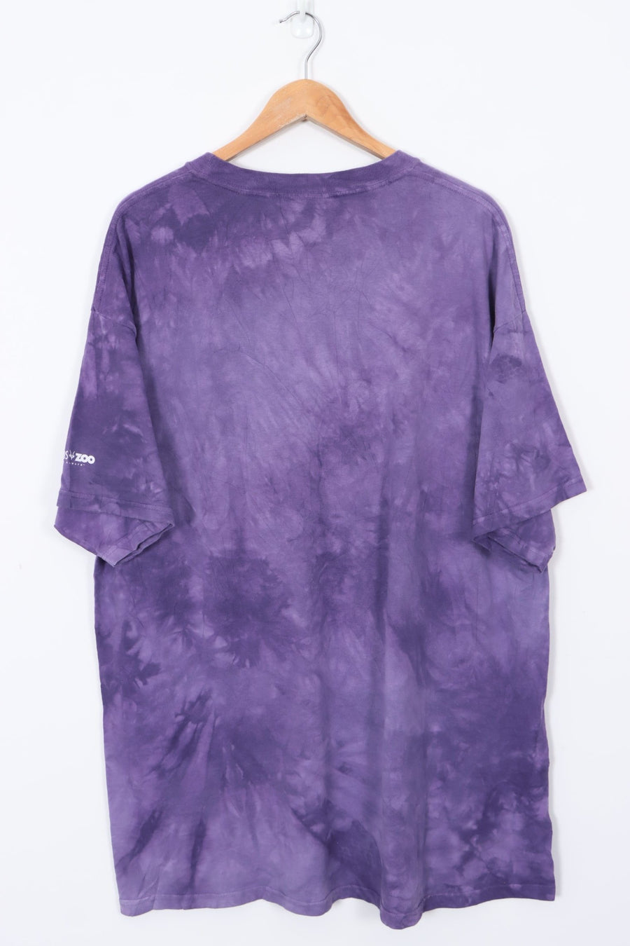 THE MOUNTAIN Streak of Tigers Purple Tie Dyed T-Shirt (XXL)