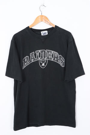 LEE SPORT 1999 Oakland Raiders USA Made Black Tee (L)