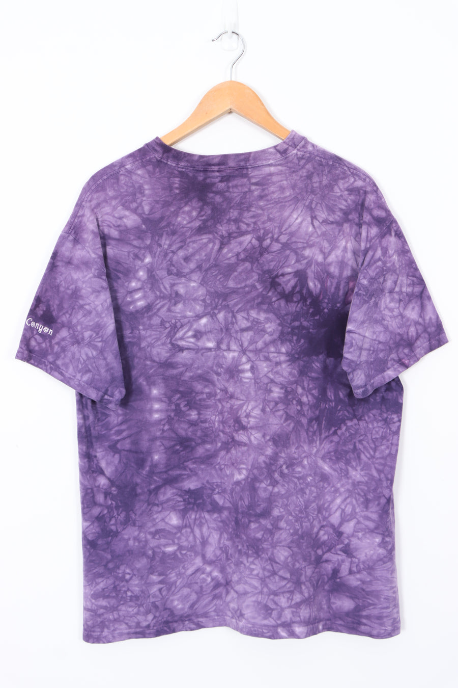 1999 THE MOUNTAIN Native American Lighting  Purple Tie-Dye Tee (L)