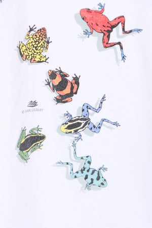 Dan Gilbert Design Frog Species Graphic All Over USA Made T-Shirt (L)