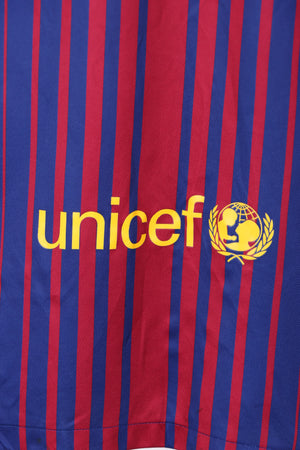 Barcelona 2017/2018 NIKE Home Soccer Jersey (L)