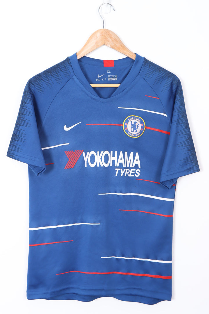 BOOTLEG Chelsea 2018/2019 Hazard #10 Home Soccer Jersey (S)