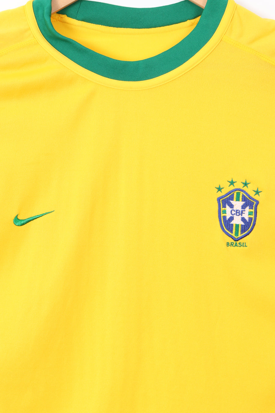 BOOTLEG Brazil 2000 Home Soccer Jersey (XL-XXL)