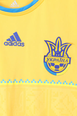 Ukraine 2012/2013 ADIDAS Home Soccer Jersey (XL)