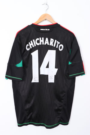 BOOTLEG Mexico 2010 Chicharito #14 World Cup Away Soccer Jersey (L)