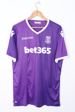 Stoke City 2018/2019 MACRON Away Soccer Jersey (L)