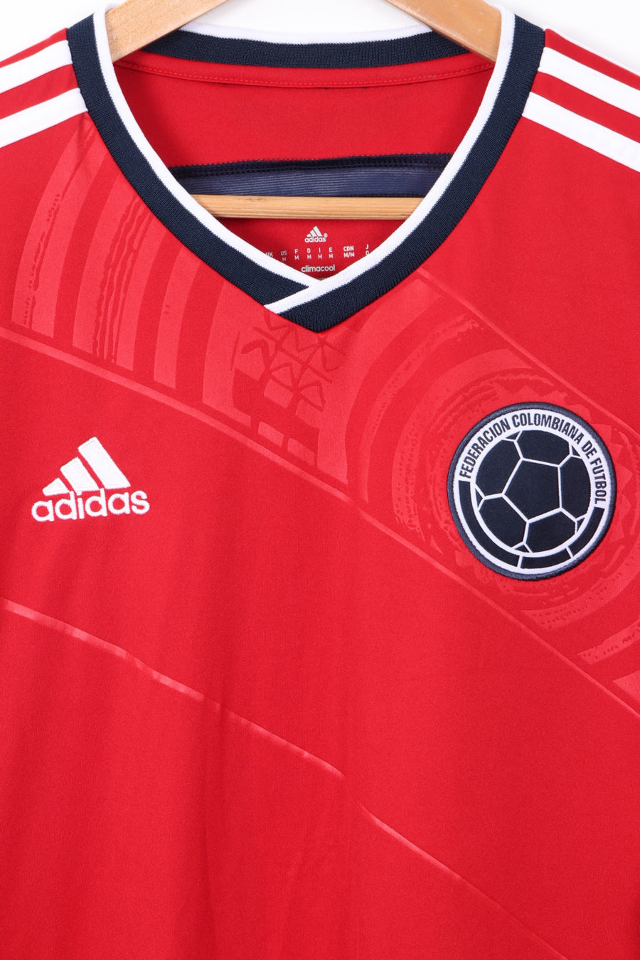 Colombia 2014/2015 ADIDAS Away Long Sleeve Soccer Jersey (M)