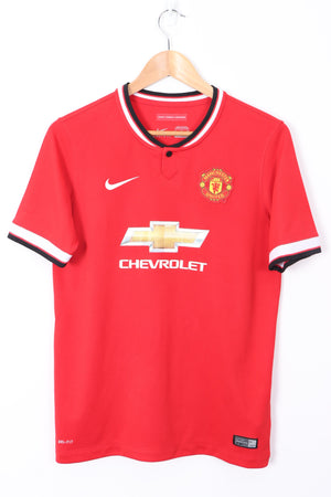 Manchester United 2014/2015 Di Maria #7 Nike Home Soccer Jersey (S)