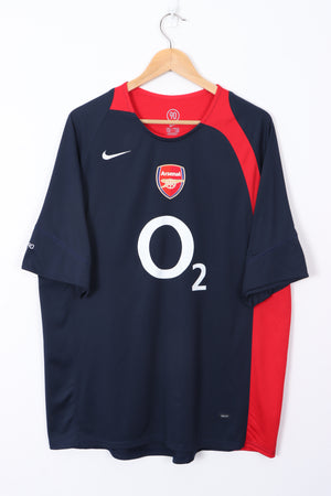 Arsenal 2004/2005 NIKE Soccer Training Shirt Jersey (XL)