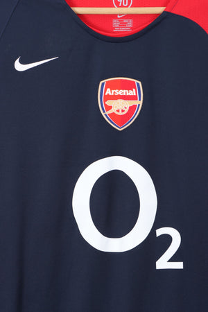 Arsenal 2004/2005 NIKE Soccer Training Shirt Jersey (XL)