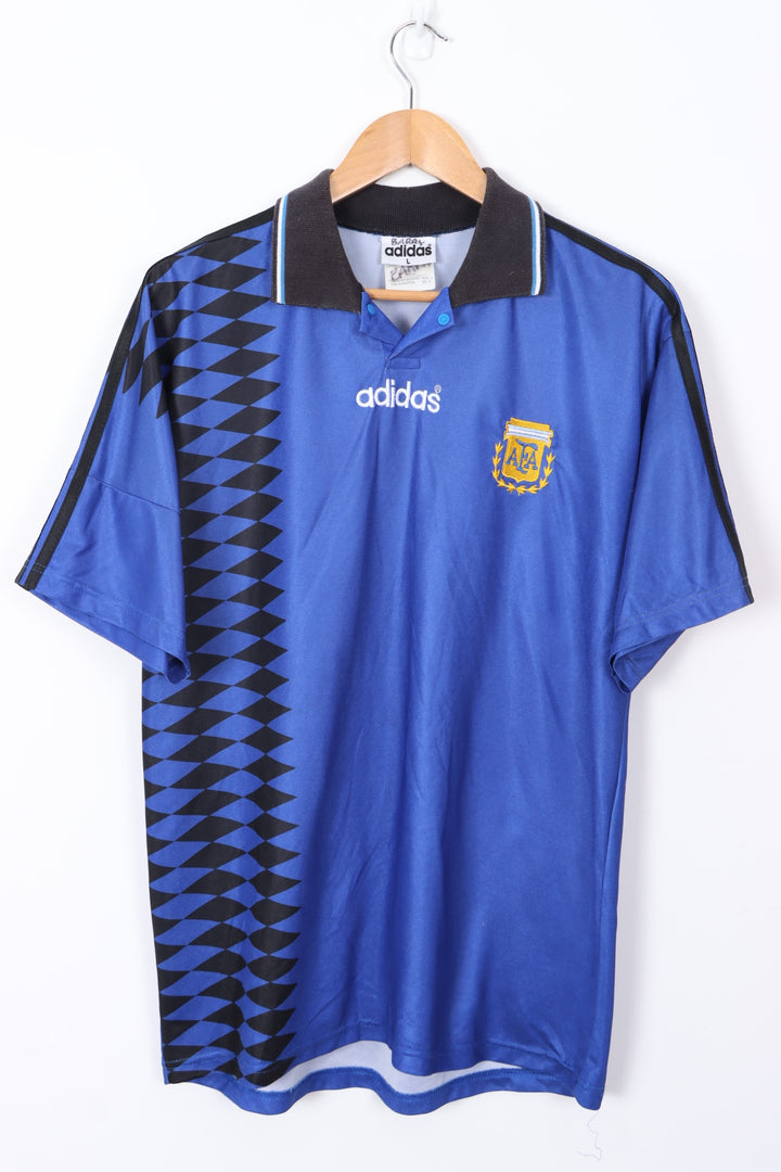 Vintage Argentina 1994 ADIDAS Away Soccer Jersey (L)