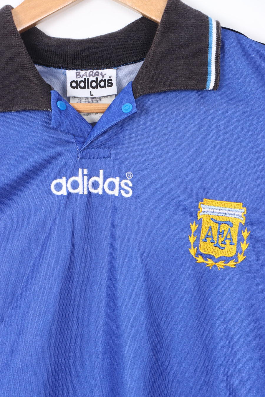 Vintage Argentina 1994 ADIDAS Away Soccer Jersey (L)