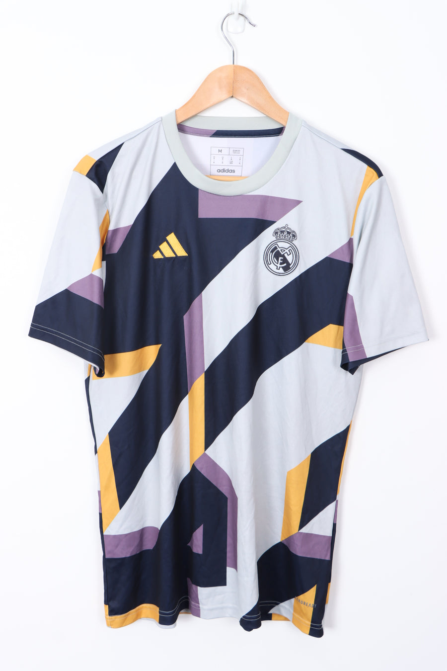 Real Madrid 2023/2024 ADIDAS Pre Match Soccer Shirt Jersey (M)